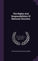Rights And Responsibilities Of National Churches