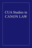 Status of the Church in American Civil Law and Canon Law